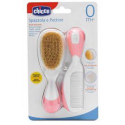 CEPILLO Y PEINE CHICCO ROSA...